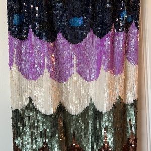 Multi Colored Sequined Dress.